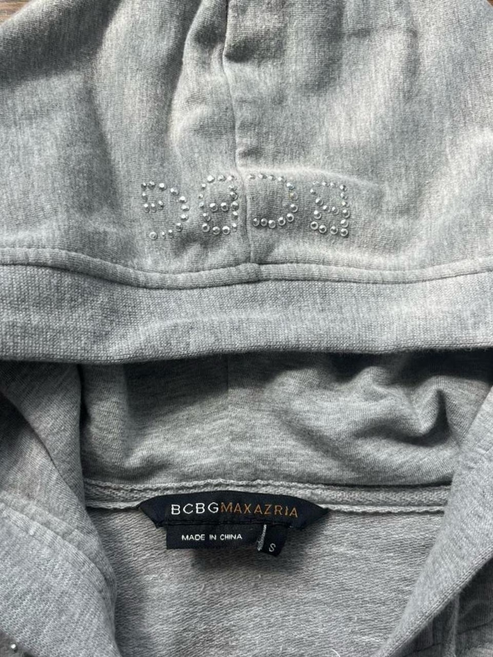 bcbg rhinestone blinged out y2k vintage zip up - Picture 4 of 4